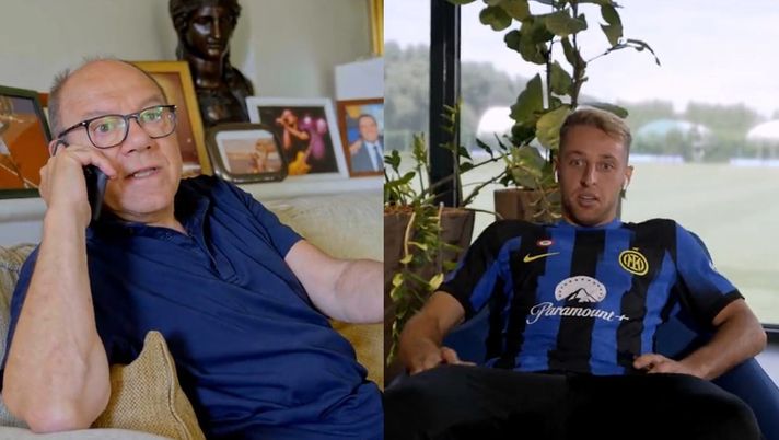 VIDEO / Verso Inter-Milan: scambio di battute tra Frattesi e… Verdone - immagine 1