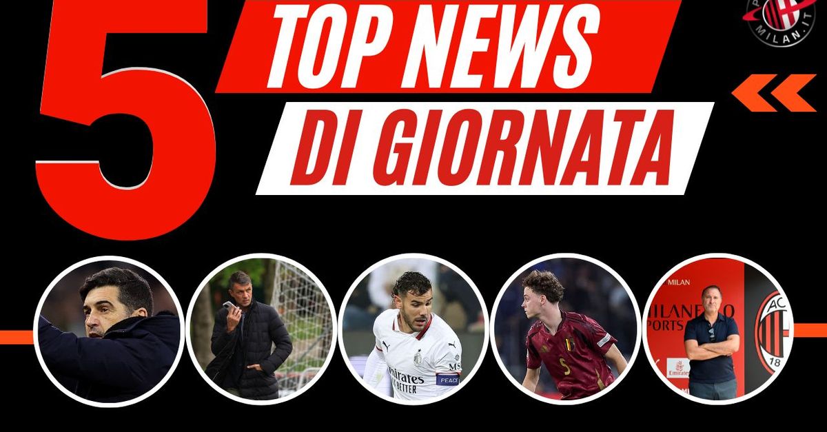 MILAN TOP NEWS: Maldini e un retroscena. Mercato caldo. Theo via?