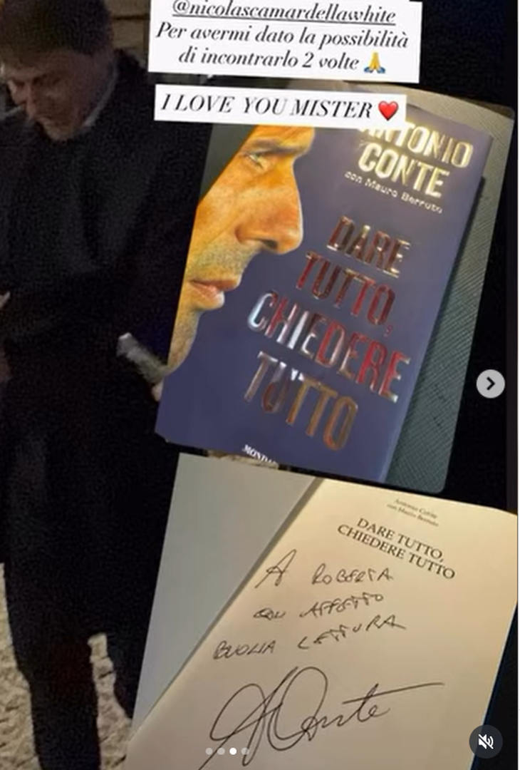 Conte, ieri era al ristorante con Stellini: foto e autografi per lui – LE FOTO - immagine 4