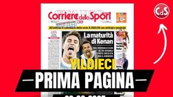 Prima pagina Corriere dello Sport: “Juventus, la maturità di Yildiz”