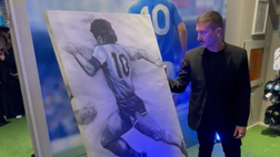 D10s Museum, il nuovo dipinto di Maradona dell’artista Domenico Sepe