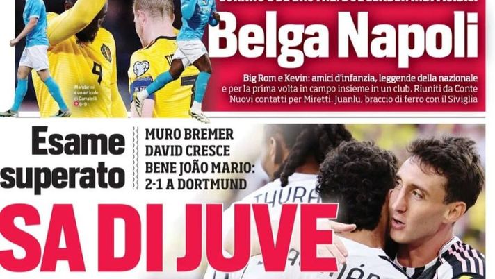 Il Napoli sui media: le prime pagine dei quotidiani di oggi- immagine 1