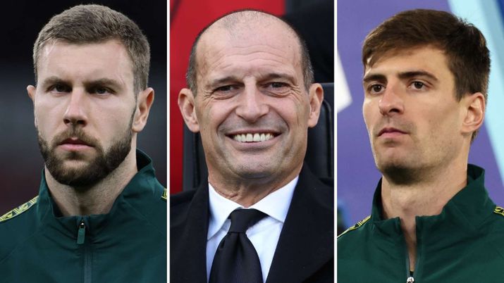 Milan, Strahinja Pavlovic, Massimiliano Allegri e Matteo Gabbia