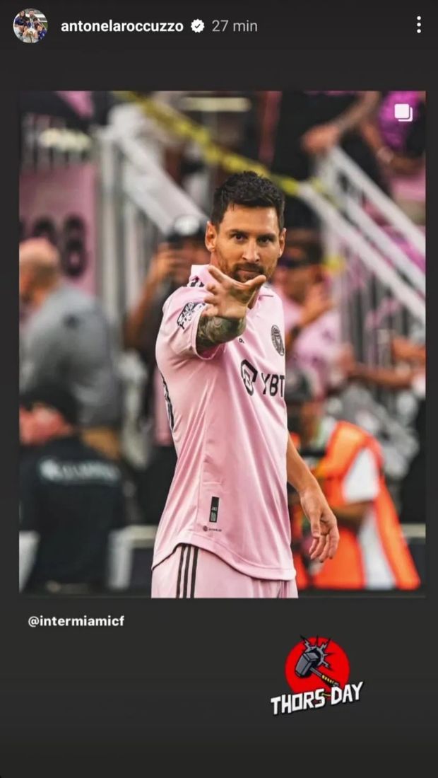 Miami, Antonela Roccuzzo svela il significato della nuova esultanza di Messi- immagine 2