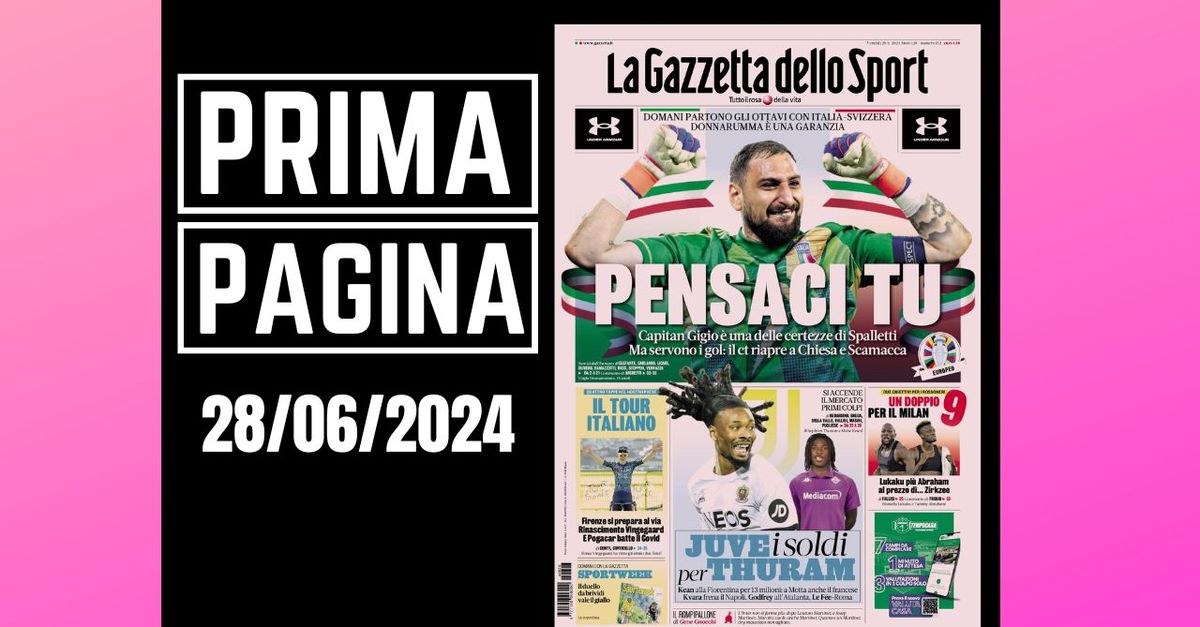 Prima pagina Gazzetta dello Sport: “Milan, Lukaku più Abraham”