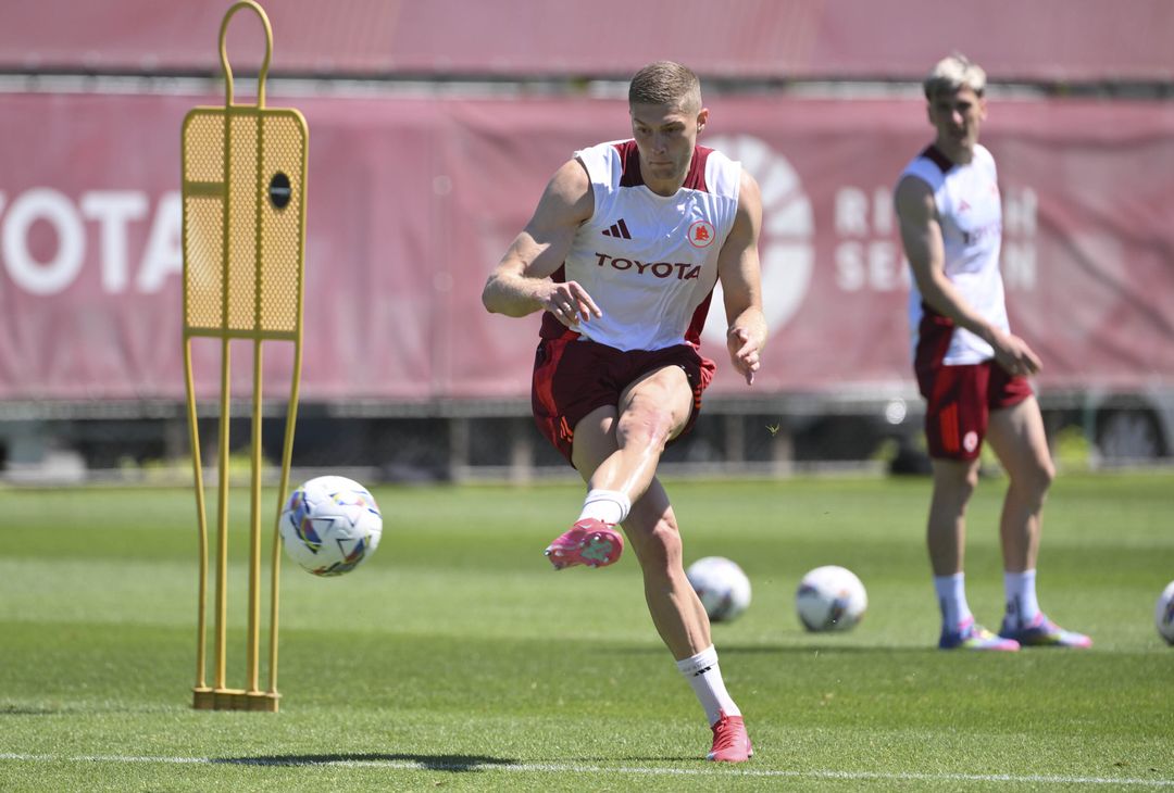 Trigoria, l’allenamento e la conferenza di Ranieri verso l’Atalanta – FOTO GALLERY - immagine 2