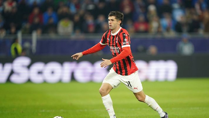 Christian Pulisic AC Milan Slovan Bratislava-Milan 2-3 Champions League 2024-2025