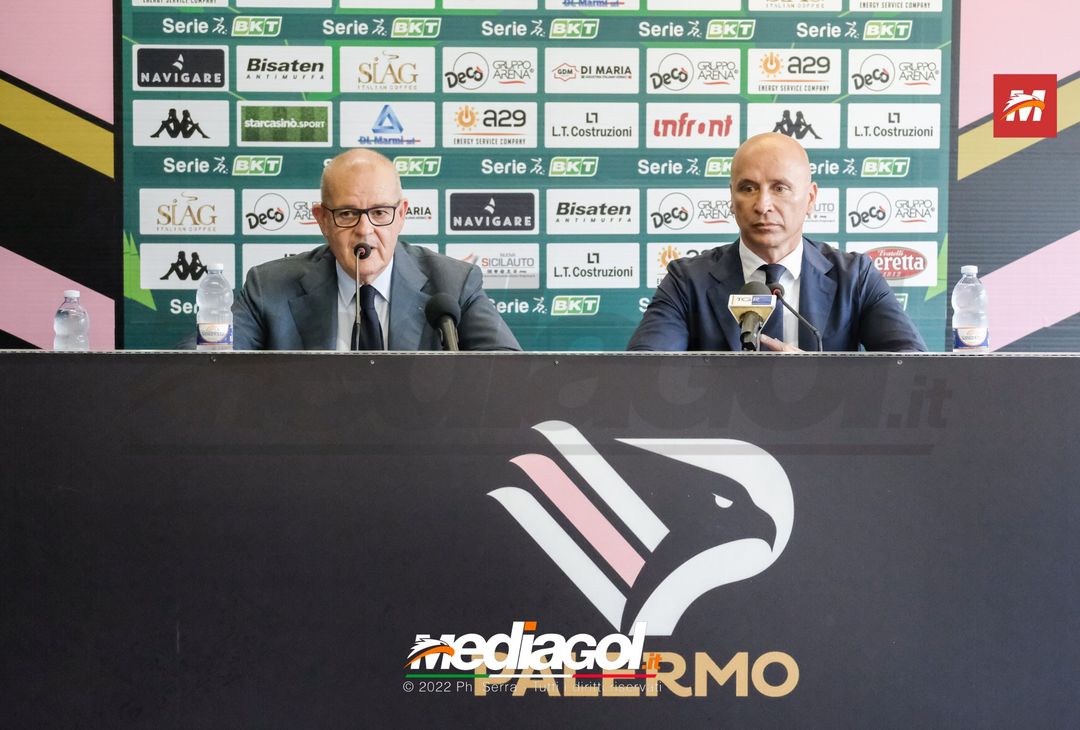 FOTO PALERMO, presentato mister Corini in conferenza stampa (Gallery) - immagine 34