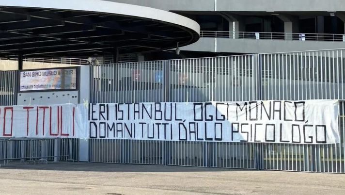 San Siro striscione