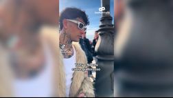 VIDEO – Tony Effe e Noemi cuori giallorossi a Sanremo: “Forza Roma sempre”