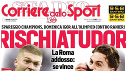 PRIMA PAGINA CORRIERE DELLO SPORT OGGI: “Napoli, esodo dei tifosi a Bologna”