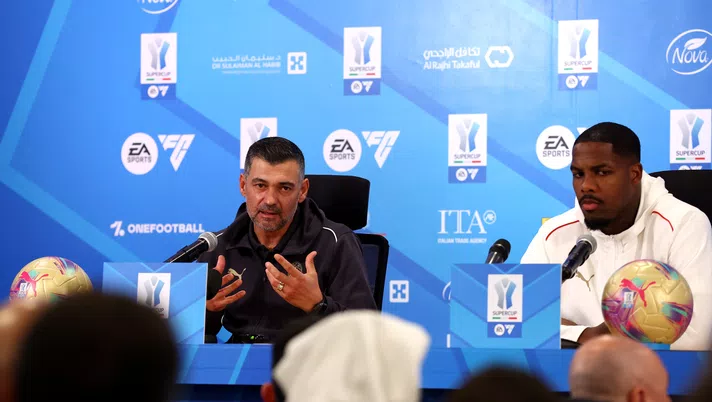 Conceicao-Maignan-conferenza-stampa-supercoppa-juve-milan-riyad