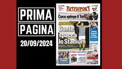Prima pagina Tuttosport: “Juventus-Napoli, Conte spacca lo Stadium”