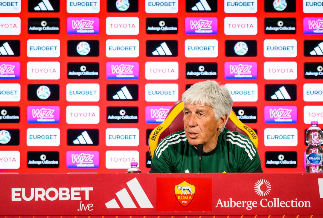 Bologna-Roma, la conferenza stampa di Gian Piero Gasperini – FOTO GALLERY - immagine 12