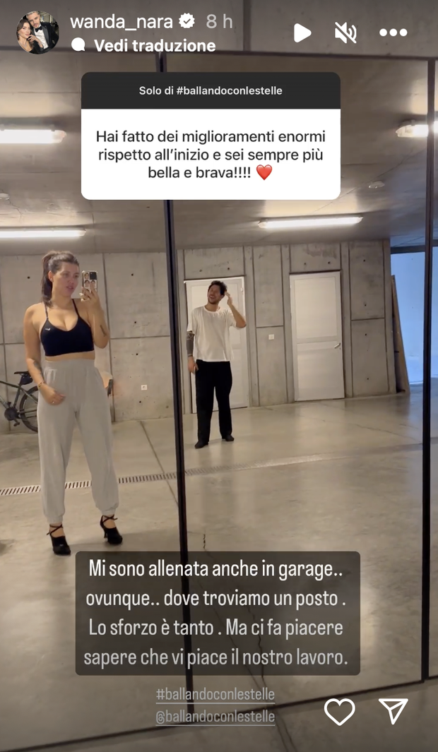 Wanda Nara: “Ballando? Mi alleno anche in garage, ovunque. Fa piacere che…”- immagine 2