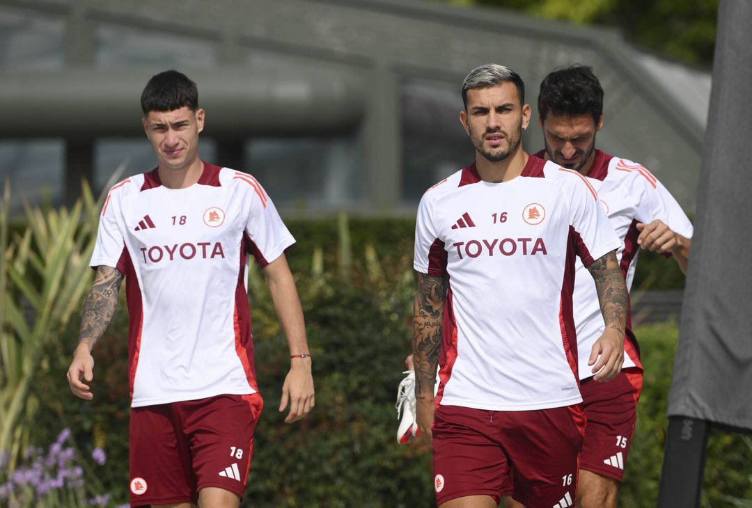 Roma, l’allenamento di oggi in vista dell’Athletic Bilbao – FOTO GALLERY - immagine 16
