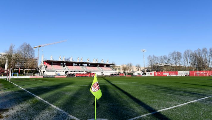 MILAN, ITALY - FEBRUARY 15: A general view of the stadium prior to the match of Primavera 1 between AC Milan U20 and Sassuolo U20 at Vismara PUMA House of Football on February 15, 2025 in Milan, Italy. (Photo by Pier Marco Tacca/AC Milan via Getty Images) Primavera Milan Atalanta