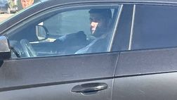FOTO VN – Benassi lascia in auto il Viola Park