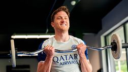 VIDEO / Inter, lavoro in palestra per Zielinski e Bisseck: le immagini