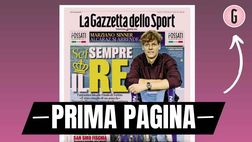 Prima pagina Gazzetta dello Sport: “Italia umiliata, ‘San Siro’ fischia: ora i playoff”