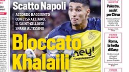 Prime pagine giornali sportivi oggi: il Napoli sui media