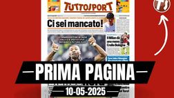 Prima pagina Tuttosport: il Milan dà una mano. Crollo Bologna