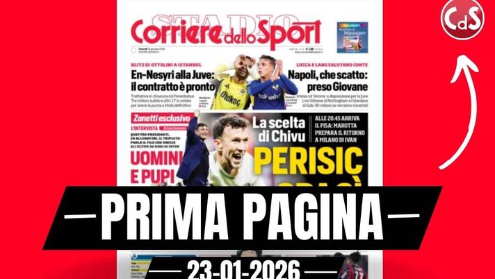 Prima pagina Corriere dello Sport: mercato bollente in Serie A Prima pagina Corriere dello Sport: mercato bollente in Serie A