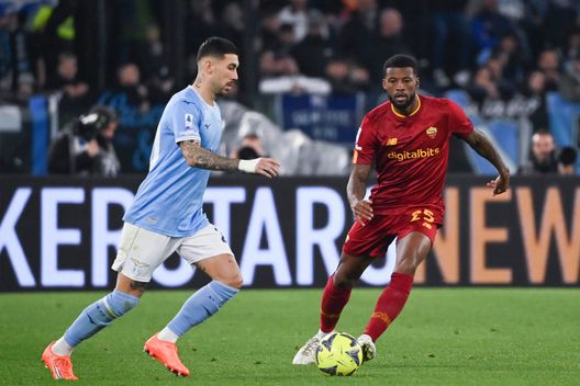 (Photo by Luciano Rossi/AS Roma via Getty Images) Filo diretto Psg, Roma favorita sulla Lazio nel derby di mercato per Paredes- immagine 2