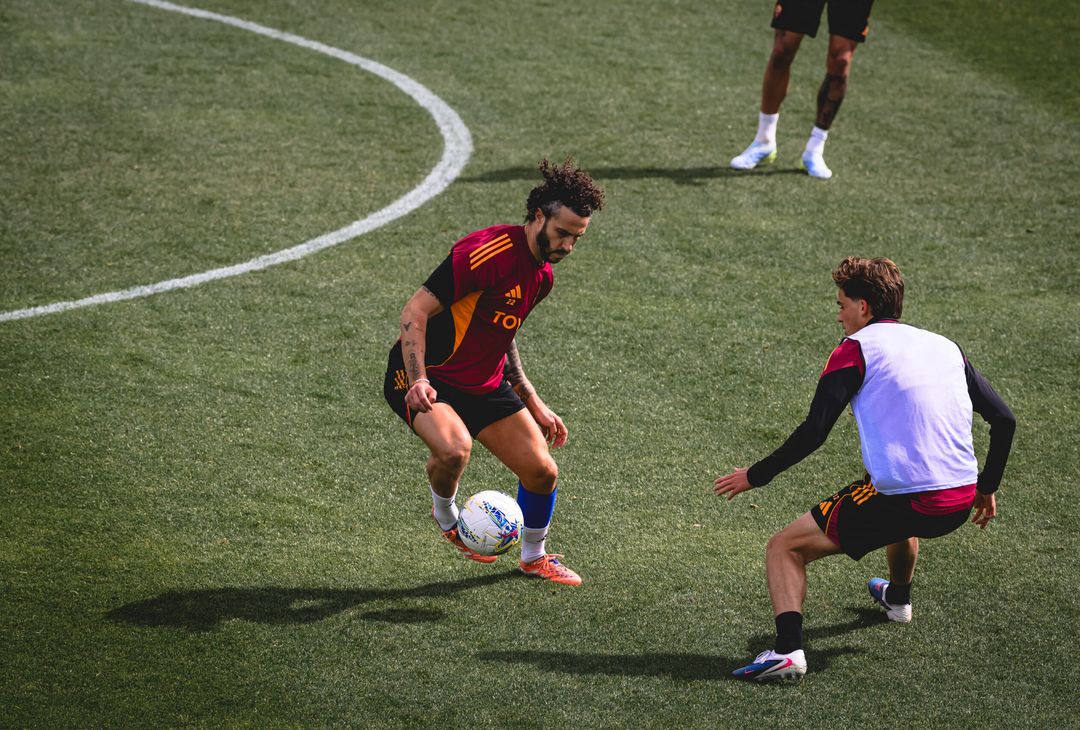 Verso Inter-Roma: l’allenamento dei giallorossi, c’è Soulé – FOTO GALLERY - immagine 22