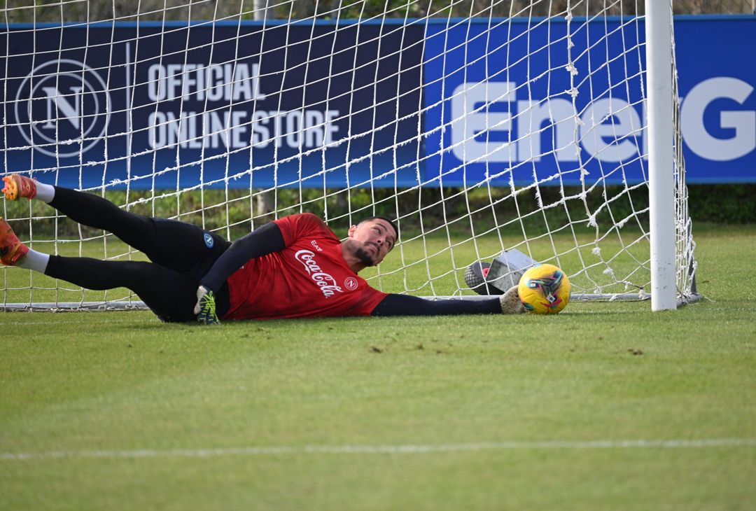 Allenamento a Castel Volturno senza i nazionali