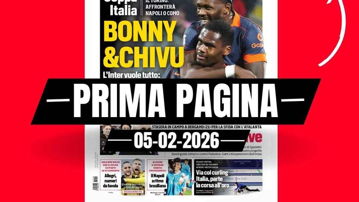 Prima pagina Corriere dello Sport: 'Milan, 50 punti in 23 giornate: Allegri, numeri da favola'