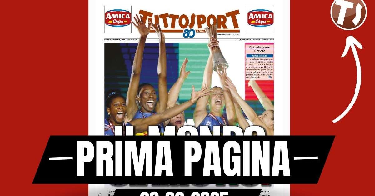 Prima pagina Tuttosport: “Israele Italia, stasera ringhiate anche voi” Prima pagina Tuttosport: “Israele Italia, stasera ringhiate anche voi”