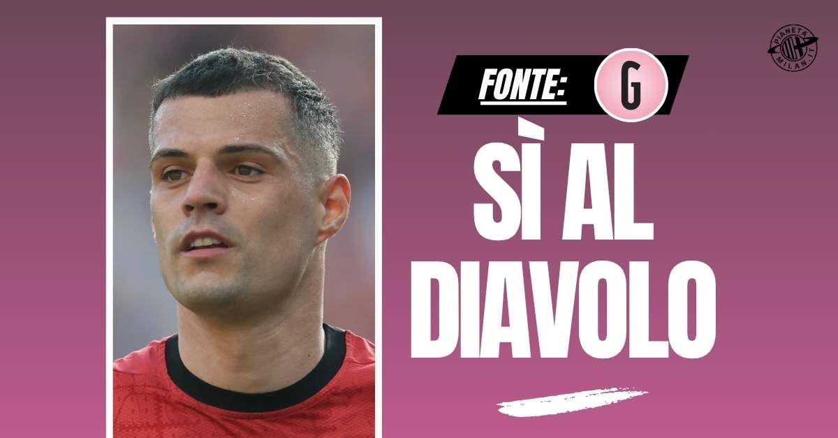 Calciomercato Milan, accelerata per Xhaka: lo svizzero apre ai rossoneri