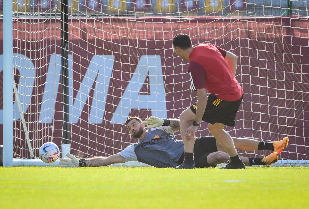 Trigoria, ultima rifinitura della stagione alla viglia dell’Empoli – FOTOGALLERY - immagine 19