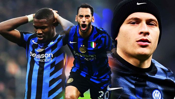 Barella, Calhanoglu e Thuram