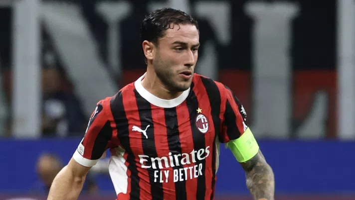 Davide Calabria AC Milan Milan-Liverpool 1-3 Champions League 2024-2025