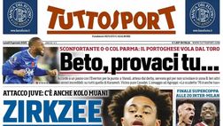 PRIMA PAGINA TUTTOSPORT OGGI: “Juve, Zirkzee conto alla rovescia”