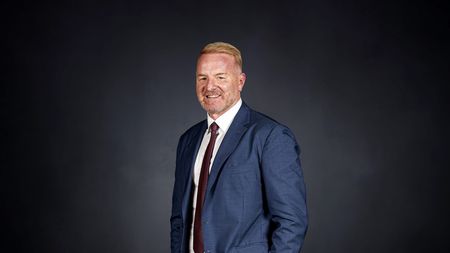 MILAN, ITALY - MAY 26: (EDITORS NOTE: Image has been digitally retouched) Igli Tare, new Sporting director of AC Milan, looks on at Casa Milan on May 26, 2025 in Milan, Italy. (Photo by Giuseppe Cottini/AC Milan via Getty Images)