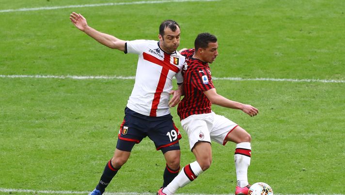 Pandev Bennacer Milan-Genoa