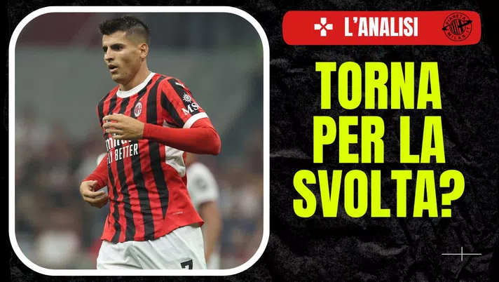 Álvaro Morata AC Milan Milan-Torino 2-2 Serie A 2024-2025