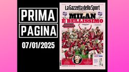 Prima pagina Gazzetta dello Sport: “Da 0-2 a 3-2 nel derby: Milan, è bellissimo”