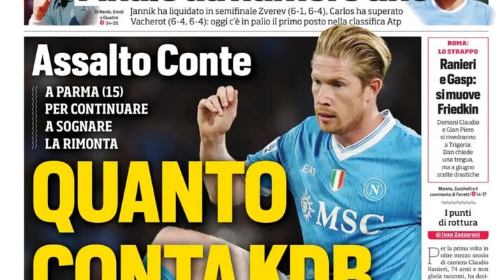 Prime pagine giornali sportivi oggi: il Napoli sui media- immagine 1