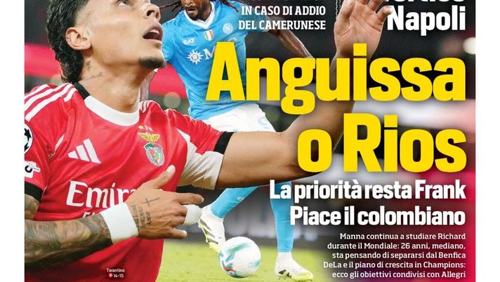 Prime pagine giornali sportivi oggi: il Napoli sui media- immagine 1