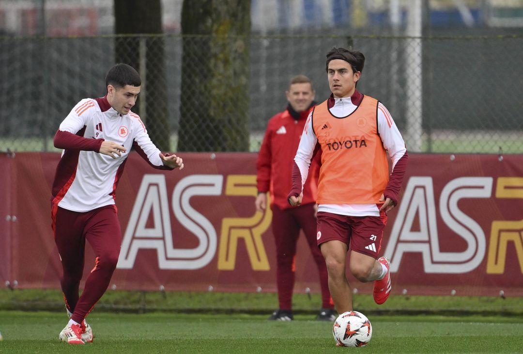 Trigoria, l’allenamento a due giorni dall’Az Alkmaar – FOTO GALLERY - immagine 23