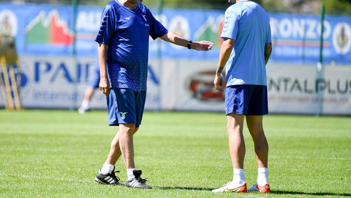 Maurizio Sarri e Alessio Romagnoli