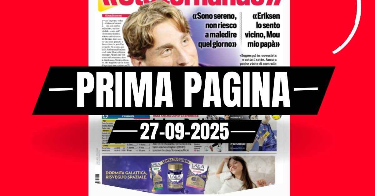 prima pagina corriere dello sport intervista a bove sto tornando