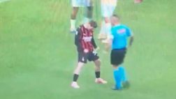 Saelemaekers e l’esultanza in faccia a Guida, dopo il rigore parato da Maignan in Milan-Roma