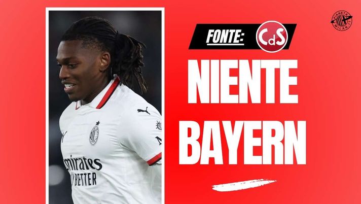 Calciomercato Milan, no del Bayern Monaco a Leao. Resterà con Allegri