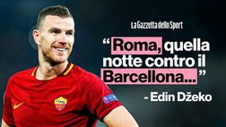 Dzeko su Roma-Barcellona 2018: “Non era facile crederci, ma …” | VIDEO