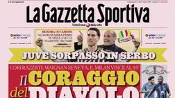PRIMA PAGINA GAZZETTA DELLO SPORT: “Napoli, si può battere un’Inter perfetta?”